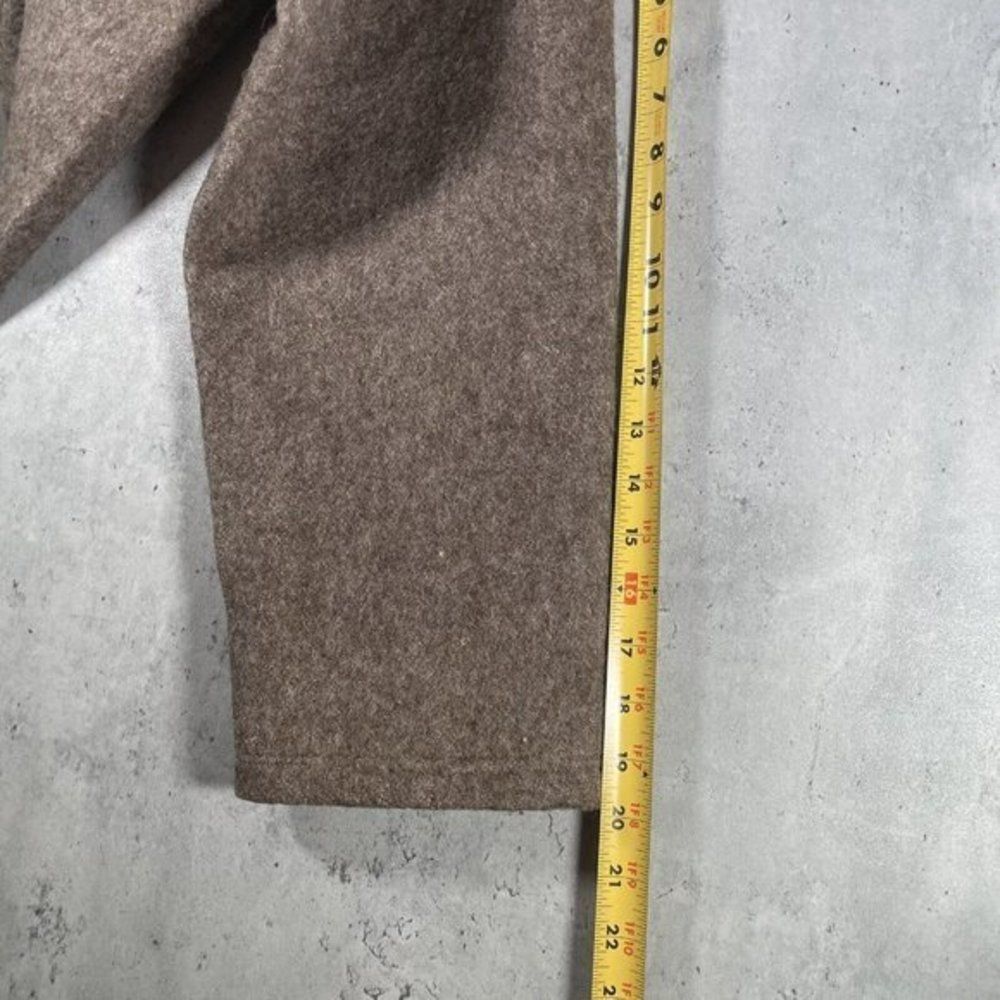 Sean Jean Womens Wool Jacket Long Sleeved Brown Button Down Peacoat Size Large‎ - Picture 9 of 10